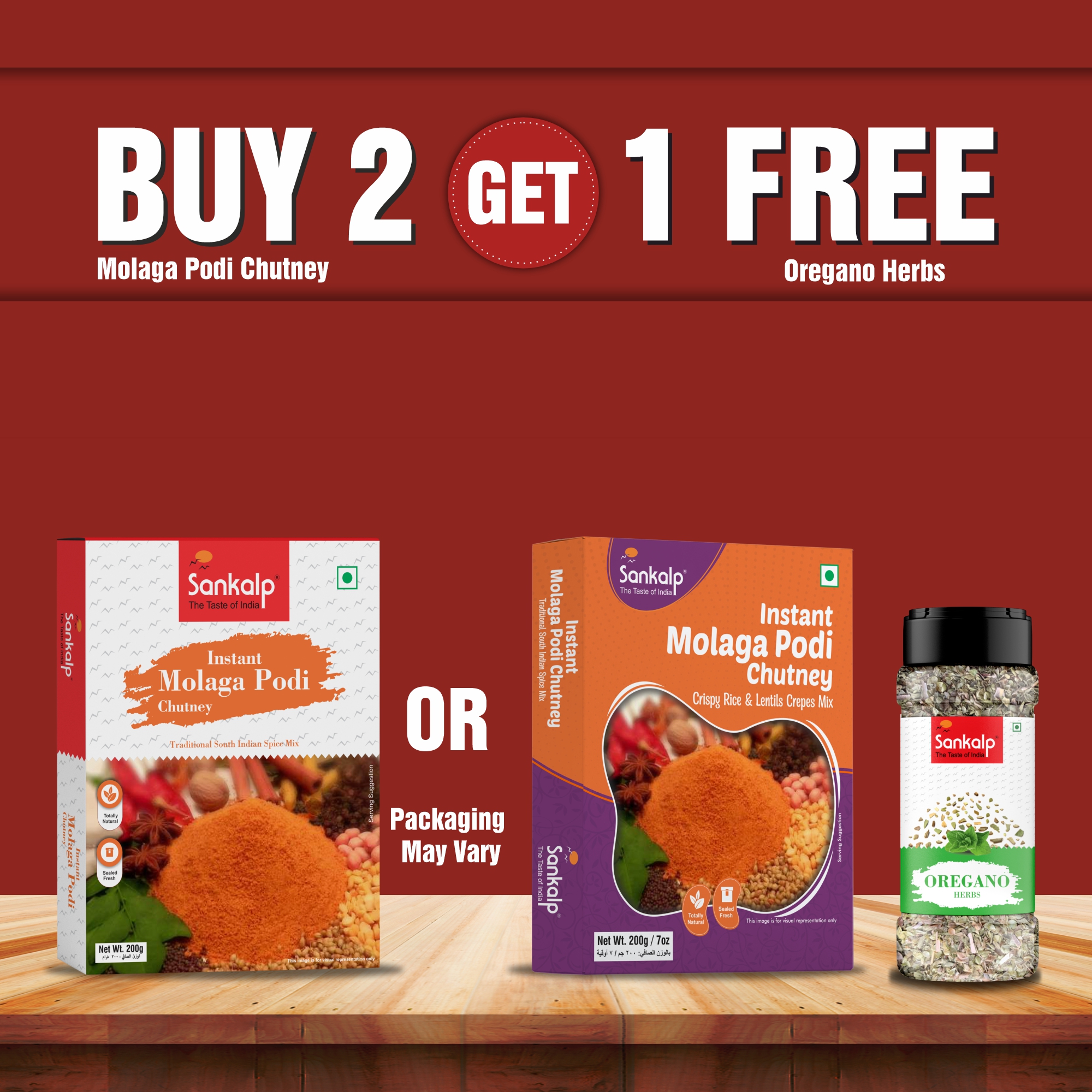 4.Sankalp Instant Molgapodi Chutney 200g
