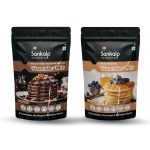 Pancake Combo - Chocolate Choco Pancake | 250g & Vanilla Choco Chip Pancake |250g